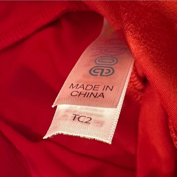 NWT LulaRoe OS Soft Leggings One Size 2-10 Small-Large Vibrant Fire Red/Orange - Picture 7 of 9